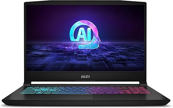 Laptop para juegos MSI Katana A15 AI 15.6" 144Hz FHD: Ryzen 7-8845HS, NVIDIA Geforce RTX 4060, 32GB DDR5, 1TB NVMe SSD, Cooler Boost 5, Win 11: Negro B8VF-448US