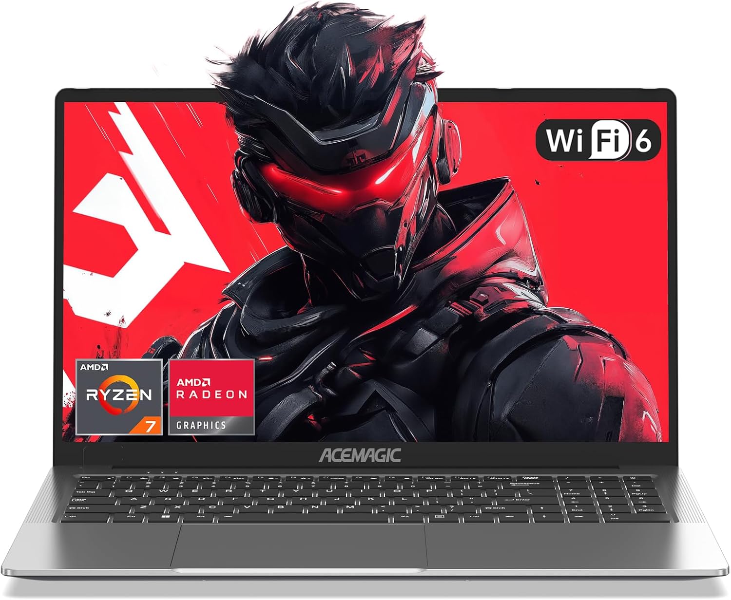ACEMAGIC Laptop para juegos 2024, portátil con pantalla FHD de 16.1 pulgadas con procesador AMD Ryzen 7 5825U (8C/16T) con teclado retroiluminado, 16 GB de RAM, 512 GB M.2 2280 NVMe SSD, computadora
